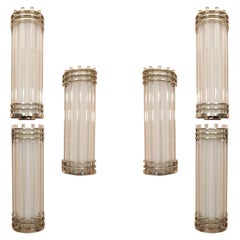 Pair of Modernist Wall Sconces by Sabino