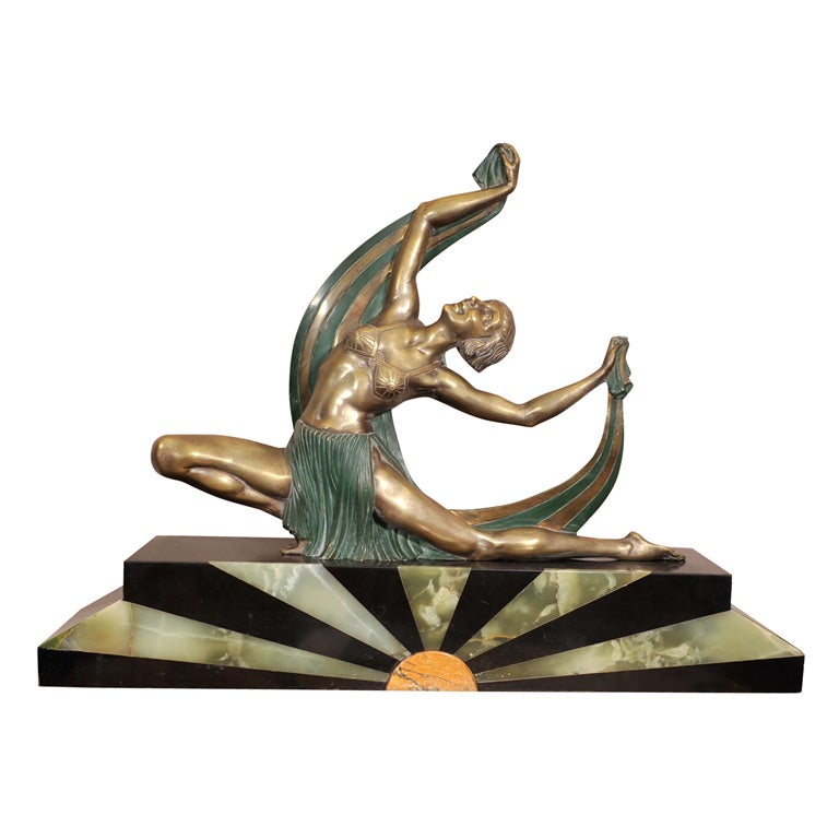 Art Deco Bronze "Dancer" by Lormier