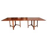 Bruno Mathsson two toned gate leg dining table