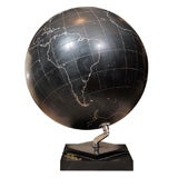 Painted Metal Terrestrial Globe