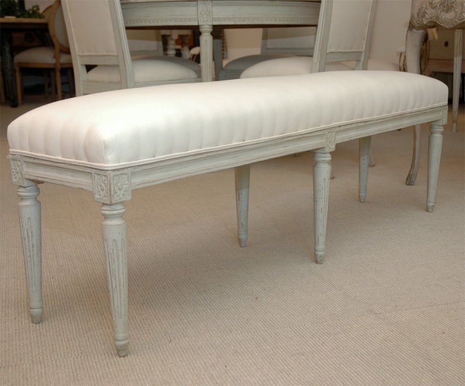 Gustavian Style End of Bed Bench 2
