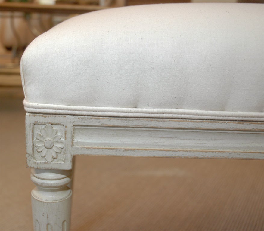 Gustavian Style End of Bed Bench 4