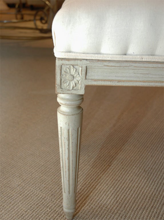 Gustavian Style End of Bed Bench 5