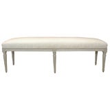 Gustavian Style End of Bed Bench