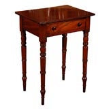 Antique English Mahogany Side Table, Circa 1815