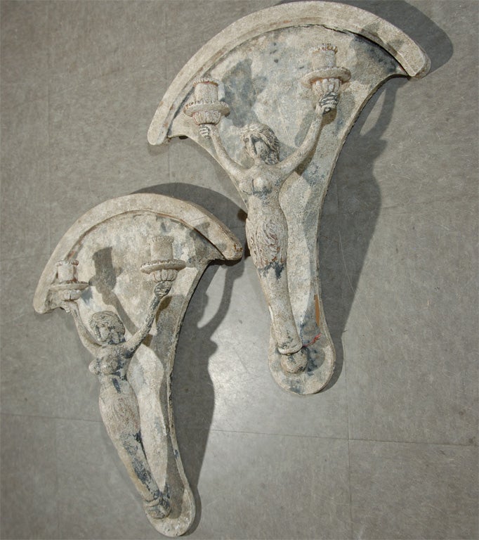 Caryatid Sconces