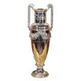 Outstanding Art Nouveau German Silver-plate Urn
