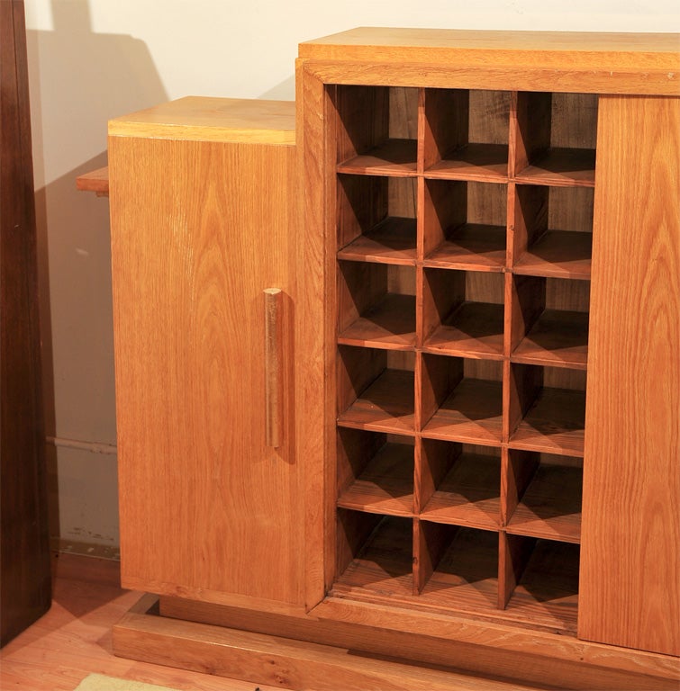 Wood French Oak Architect's or Wine Cabinet