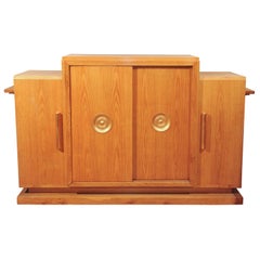 French Oak Architect's or Wine Cabinet