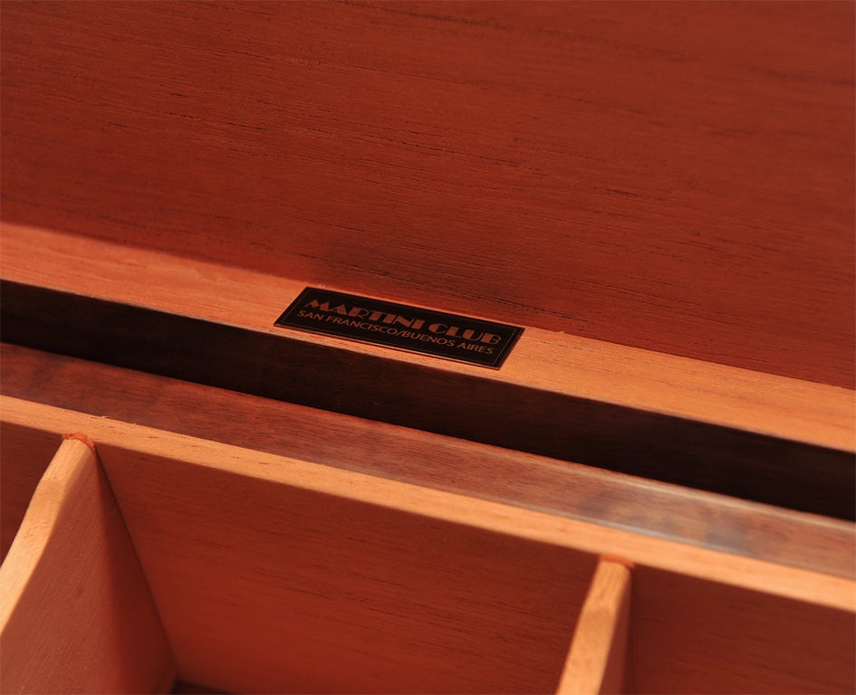Contemporary Art Deco Collection Custom-Made Humidor Desk Top Version
