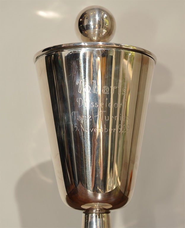 Fritz August Breuhaus de Groot Silverplate Urn For Sale 4