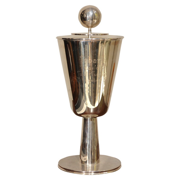 Fritz August Breuhaus de Groot Silverplate Urn For Sale