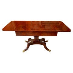 American 19th Century Boston Mahogany Sofa Table
