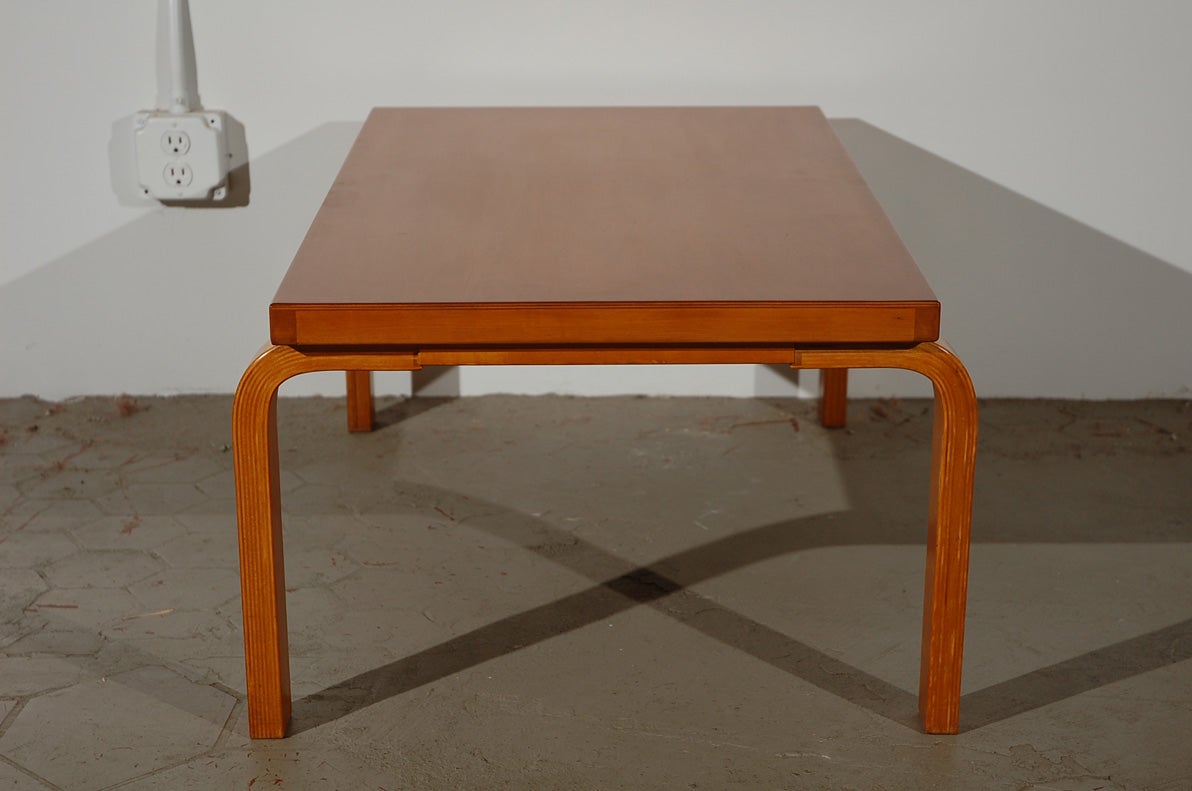 Original Alvar Aalto Bentwood Coffee Table 1