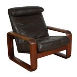 Handsome "Big Easy" Leather Arm Chair