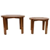 Used A nest of walnut tables