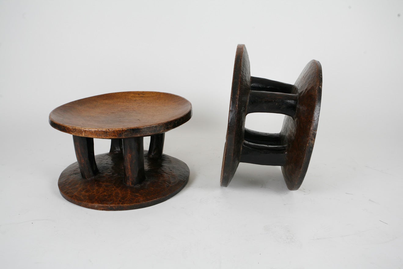 20th Century Pair of African stools