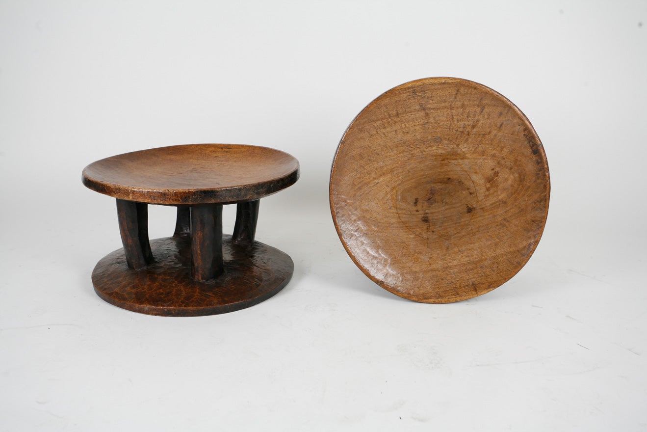 Pair of African stools 1