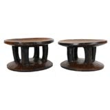 Pair of African stools