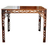 George III Chippendale Mahogany Tea Table