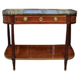 Louis XVI Mahogany Console Desserte