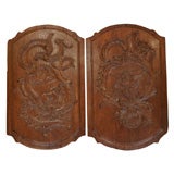 Pair of Louis XV Oak Panels