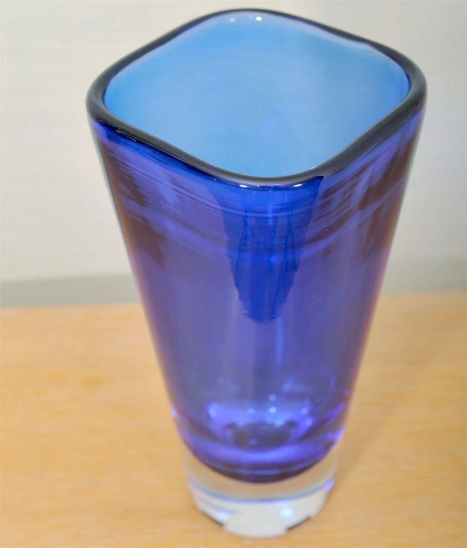 Brilliant Blue Vase by Salviati 2