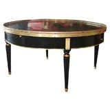 Marble Top Coffee Table Stamped Jansen