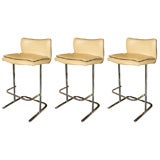Set of Three Italian Bar Stools