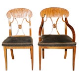 Set of Ten Vintage Biedermeier Dining Chairs