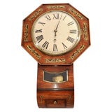 George IV Drop Dial Wall Mounted Clock