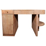 A Fine 1930'S French Cerused Oak Desk