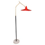 Italian Saucer Floor Lamp