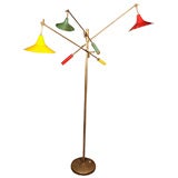 Italian Three Arms Floor Lamp by Arteluce Italian Three Arms Floor Lamp by Arteluce