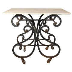 French butcher table