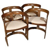 set of four chairs stamped AG registrado