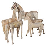 Antique 19th c French horses