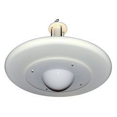 Large White Plafonnier Ceiling Fixture