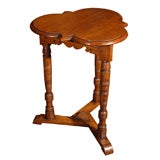 Oak side table from England