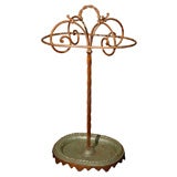 Wrought Iron Umbrella Stand from France