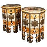 Moroccan octagonal side tables