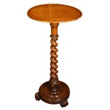 Rengency style walnut side table