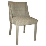 Reproduction Woven Leather Side Chair