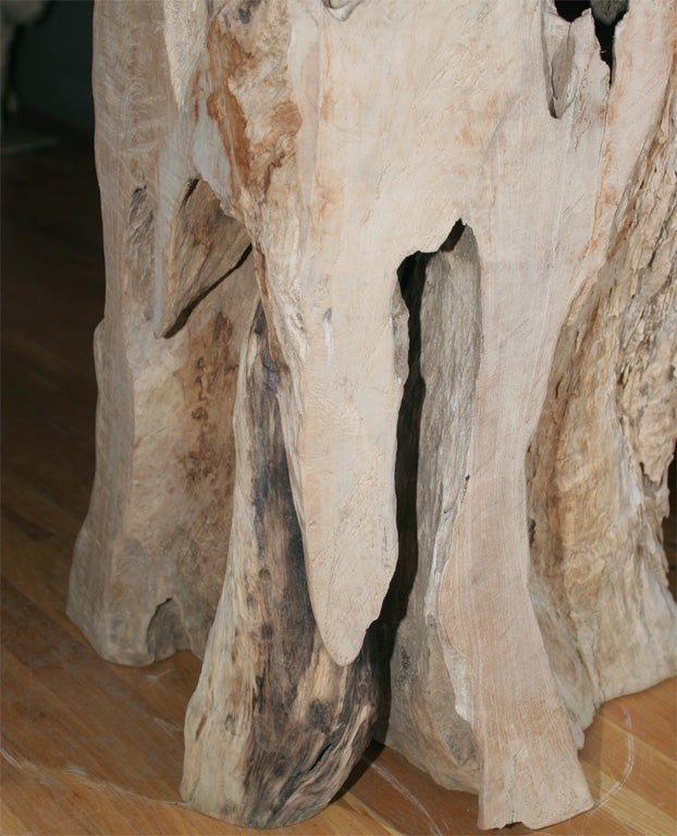Natural Tree Trunk Side Table 4