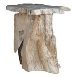 Natural Tree Trunk Side Table