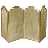 French Folding Fireplace Screen