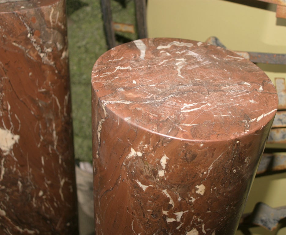 Italian Pair of Sicilian Jasper Columns