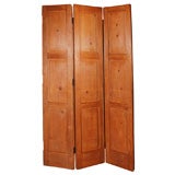 Wooden Trifold Screen