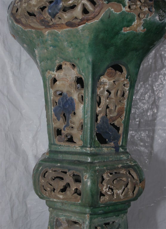 19th Century Ceramic plant stand.