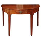 English Mahogany Demilune